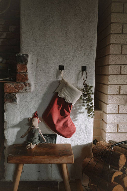 TISU Christmas stocking, Rouge: Baby size