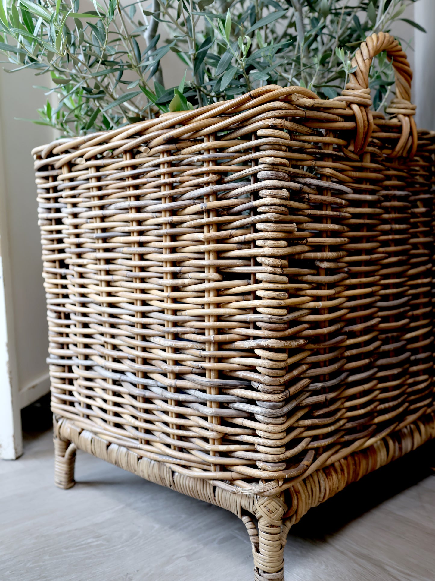 Old French Basket set of 2
