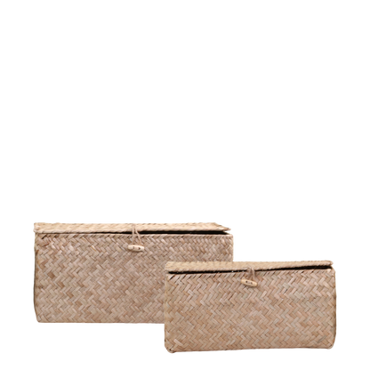 Box with lid set of 2