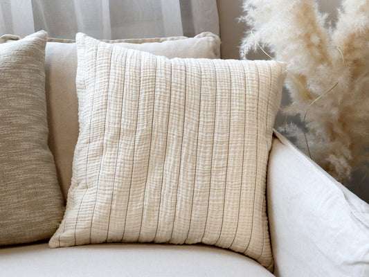 Cushion Cover with Stripes