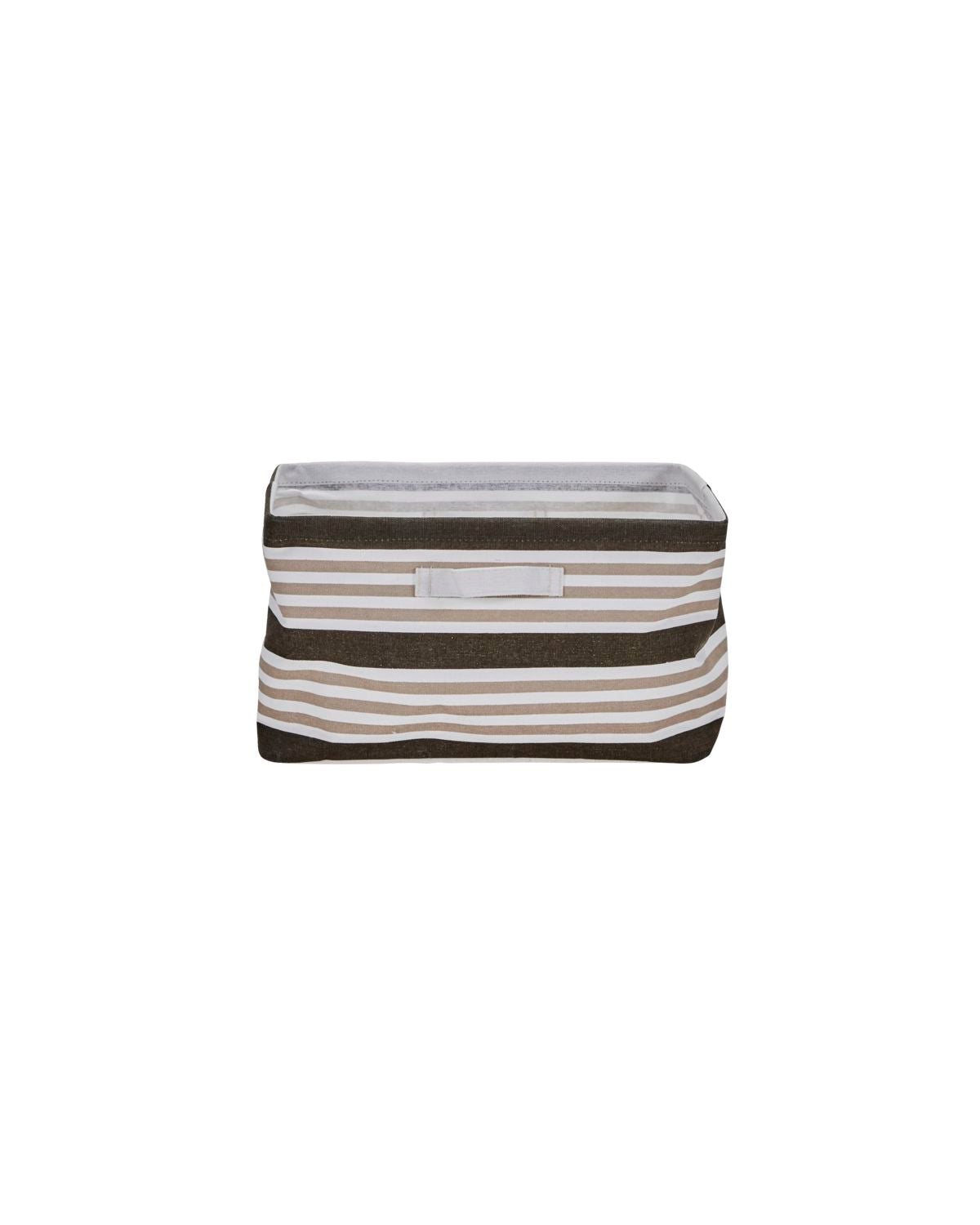 Storage Bag, Brown Striped