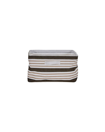 Storage Bag, Brown Striped