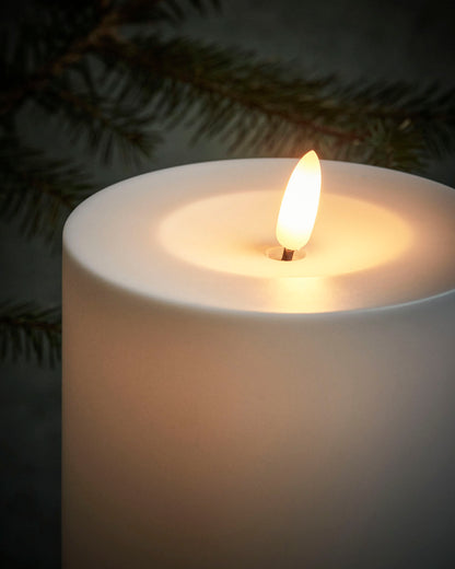 Pillar Candle, LED,H35cm