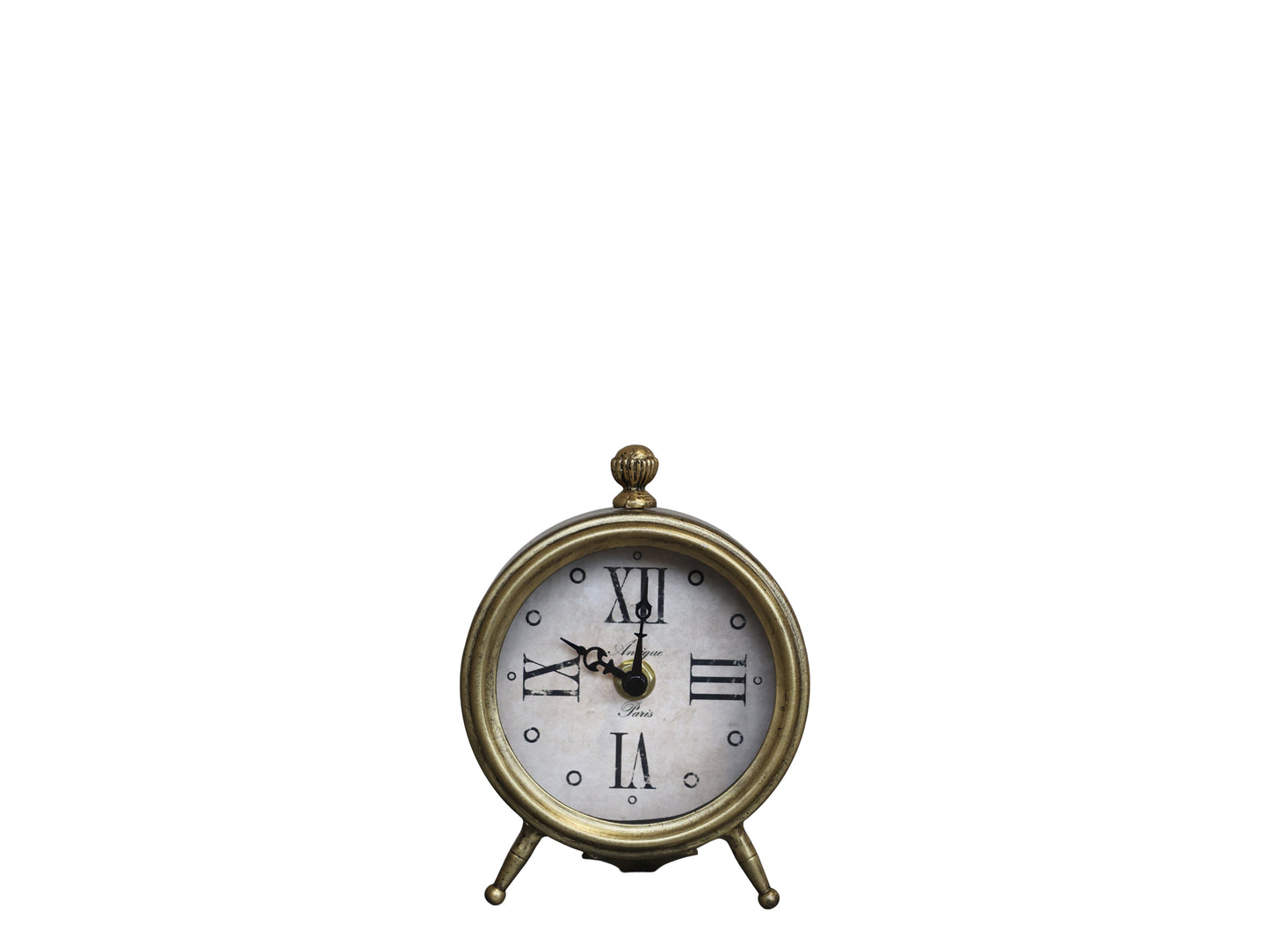 Clock with feet