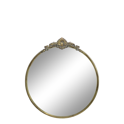 Mirror with decor edge H66cm
