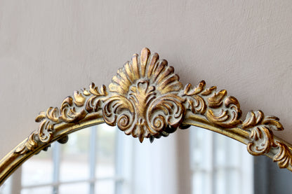 Mirror with decor edge H66cm