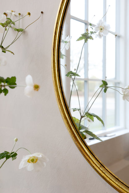 Mirror with decor edge H66cm