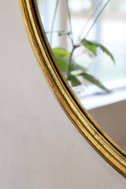 Mirror with decor edge H66cm