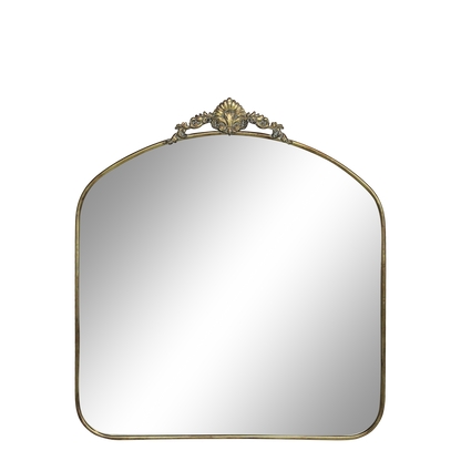 Mirror with decor edge H90cm