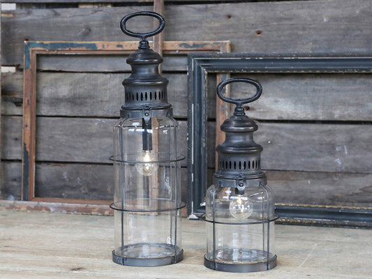 French stable Lantern H32/D12cm