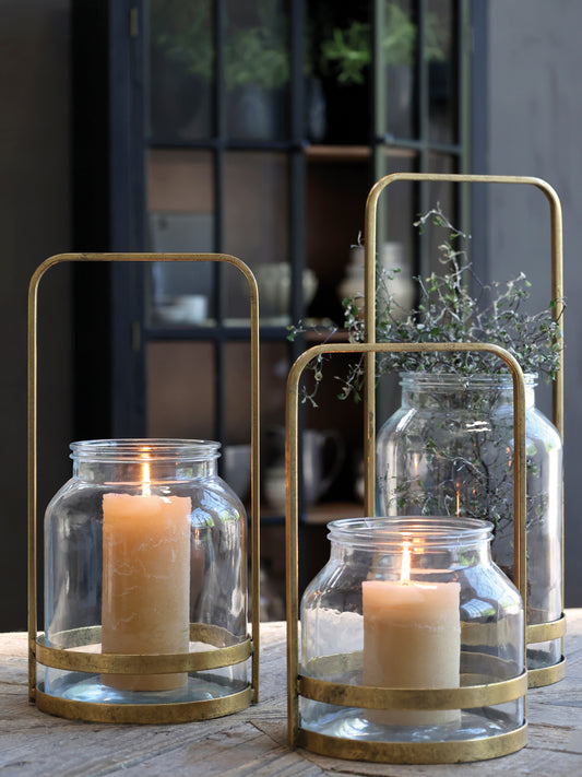 Lantern with Handle H35cm