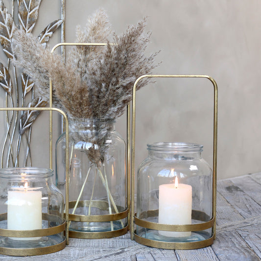 Lantern with Handle H42cm