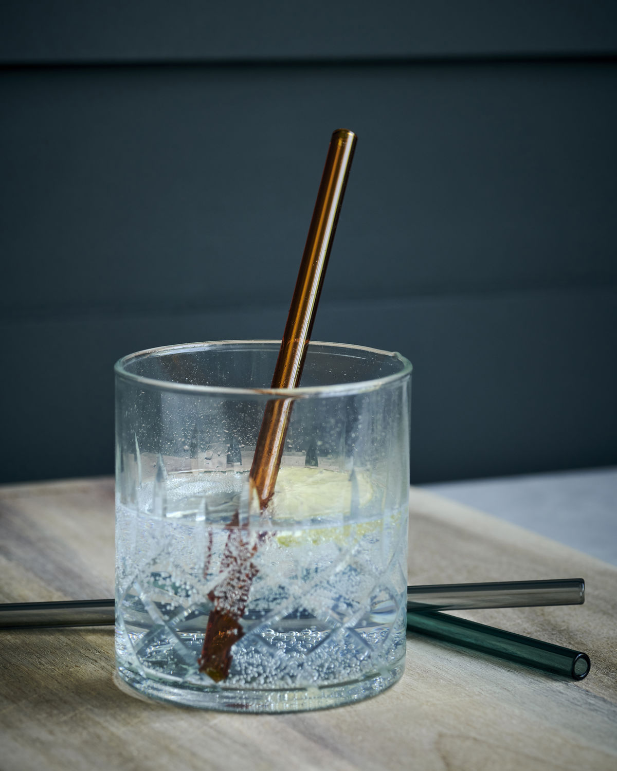 Glass Straws including Cleaner /multi coloured