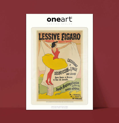 Lessive Figaro Poster