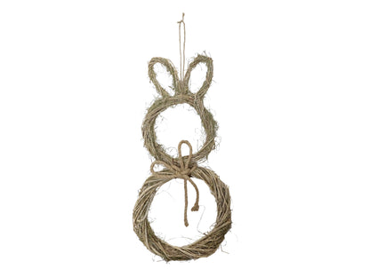 Wicker Wall hanging -Rabbit H41cm