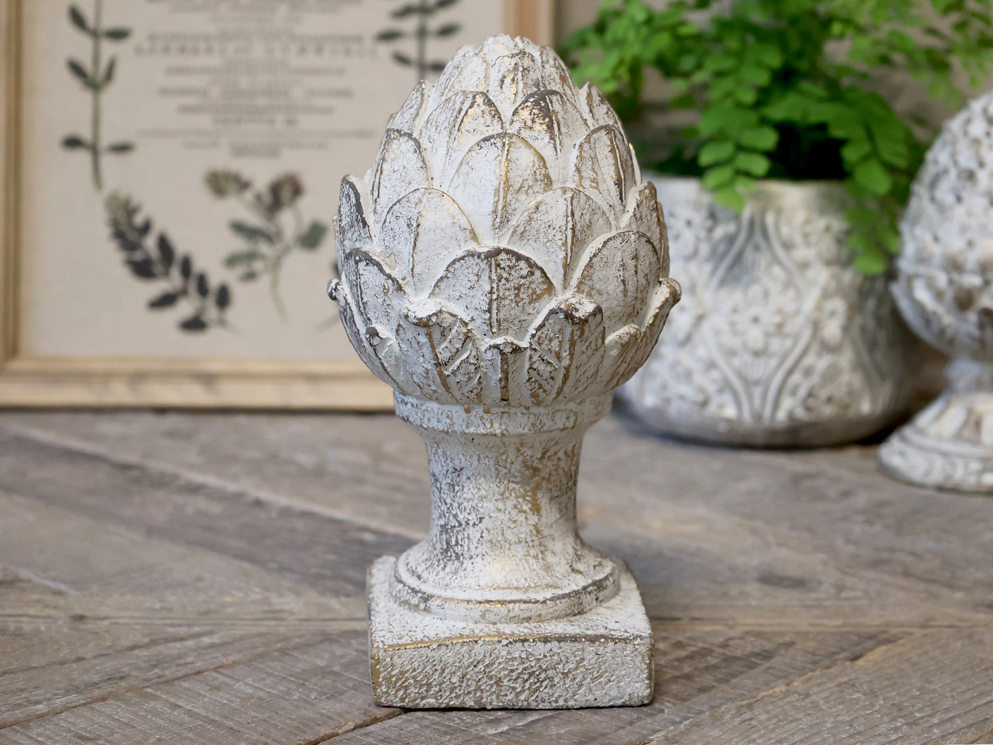 Vittel Artichoke with Golden Pattern 23cm