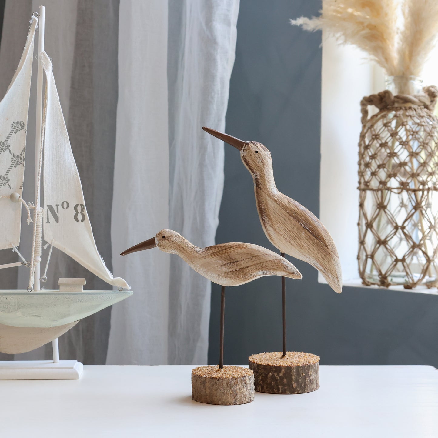 Seagull on foot set of 2