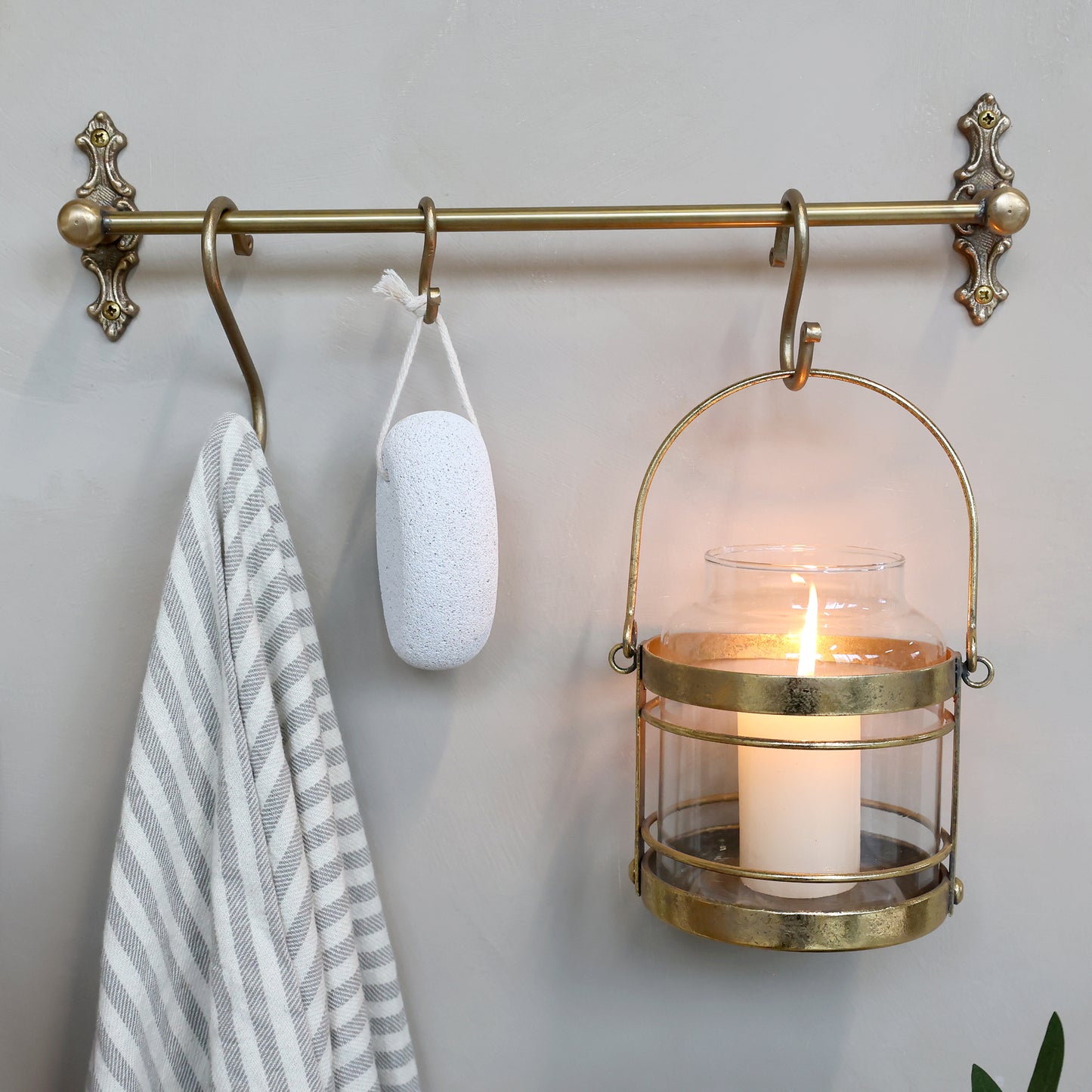 Brass Finish Rack L40cm