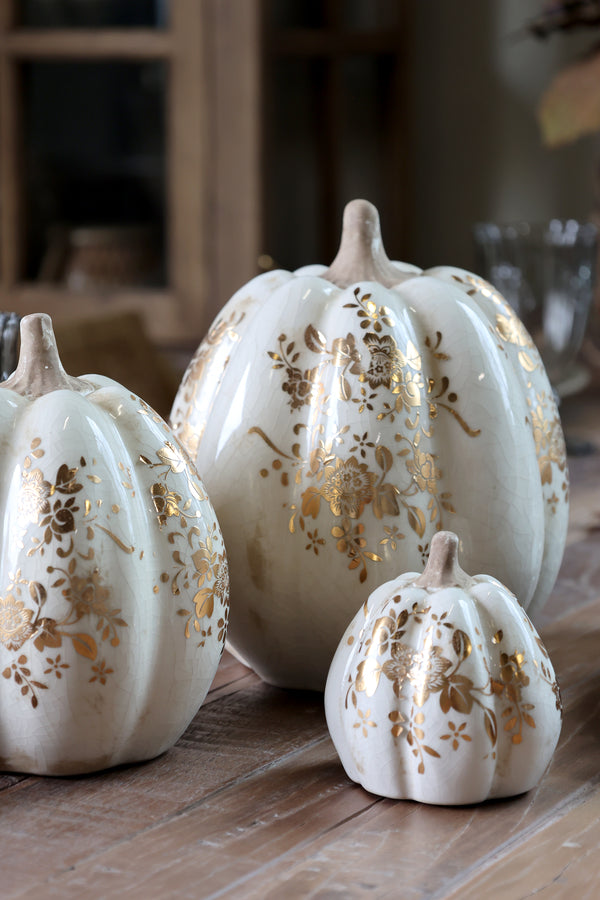 Ceramic Pumpkins- Chic Anniversary Limited Edition