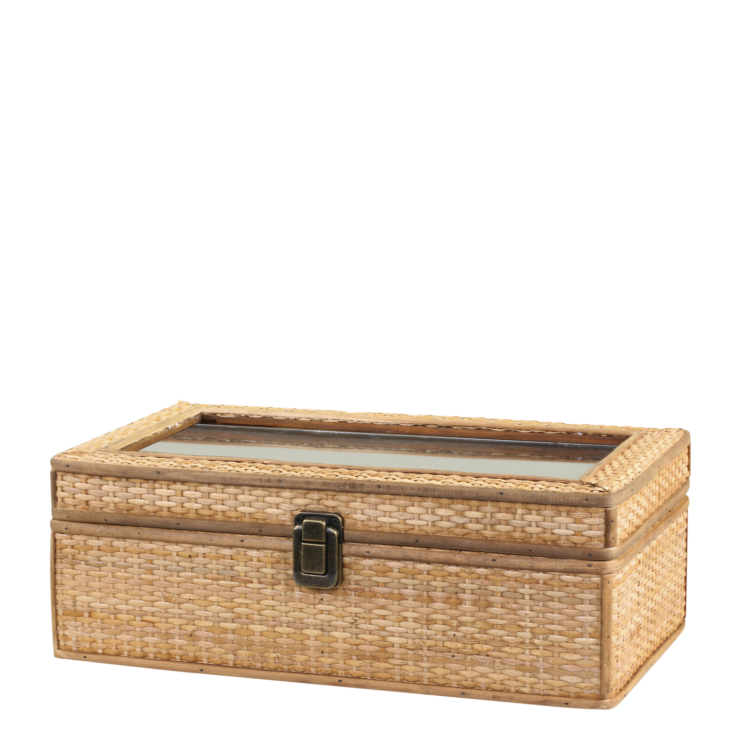 Wicker Box with 4 Compartments