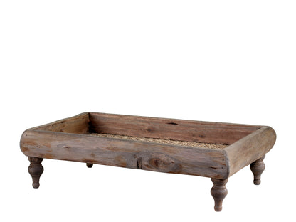 Wooden Tray on Feet 33cm