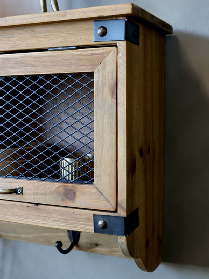 Shelf with 2 drawers & 3 Hooks