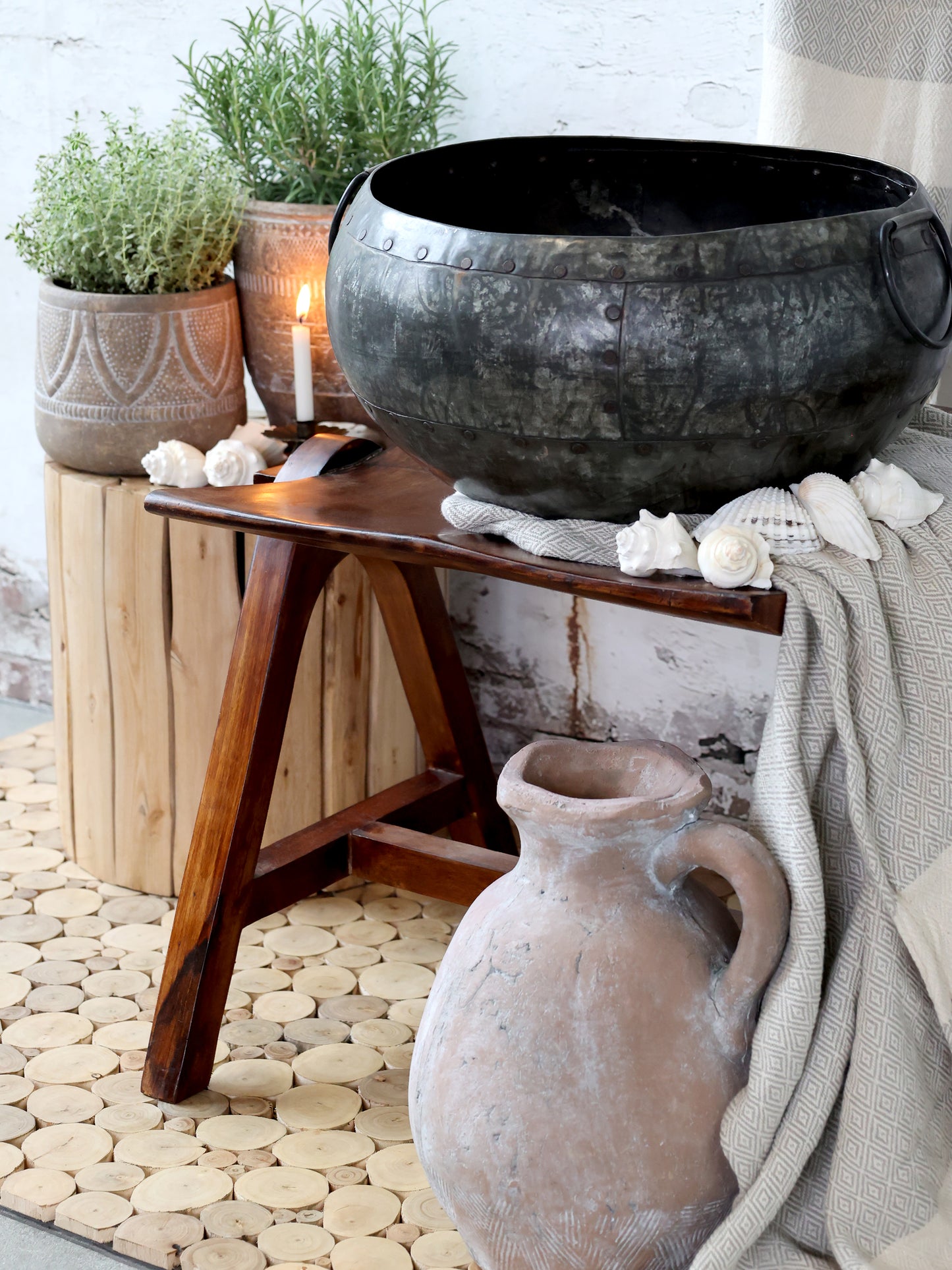 Stool- Mango Wood