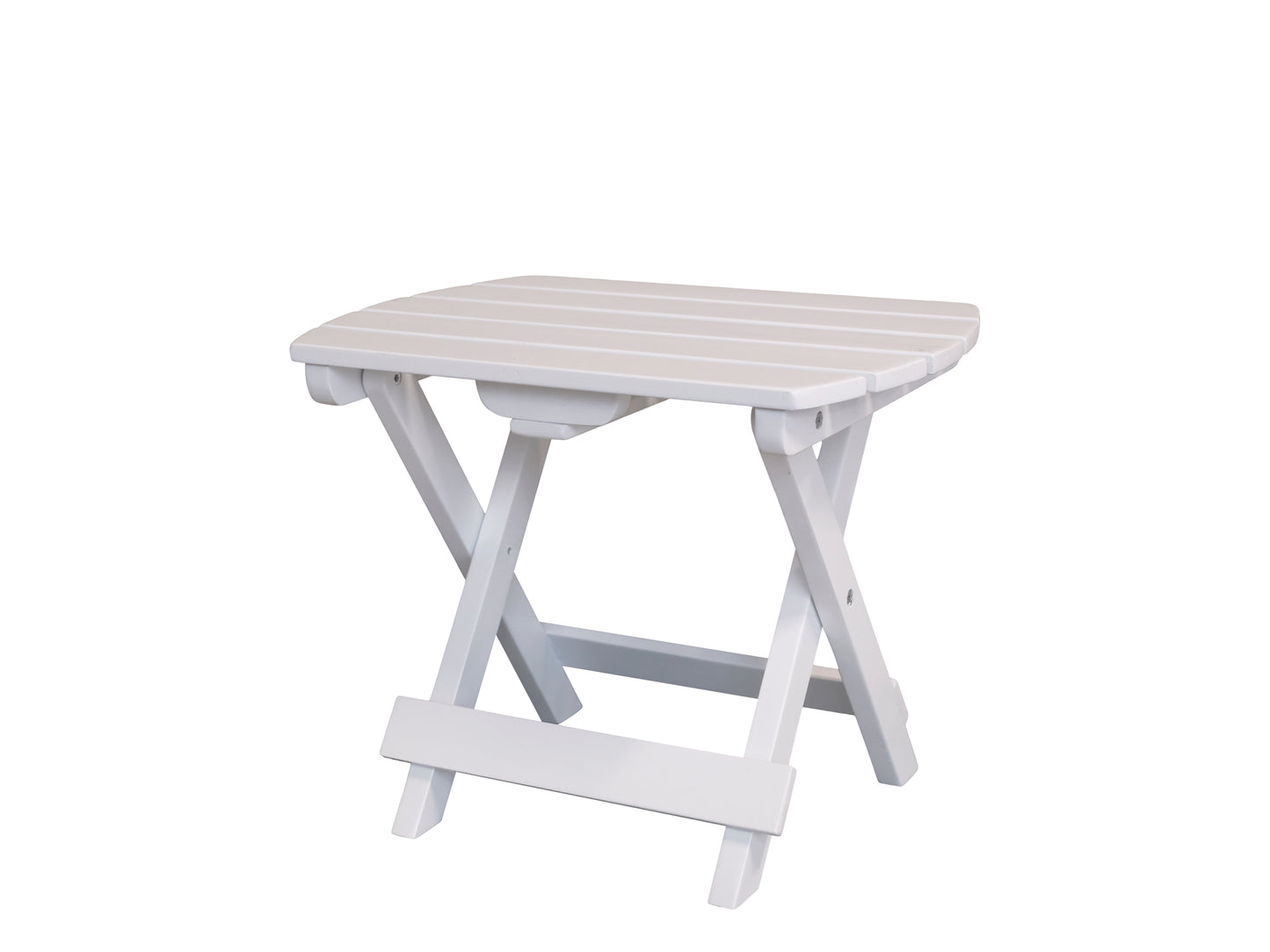 White Side Table- Foldable