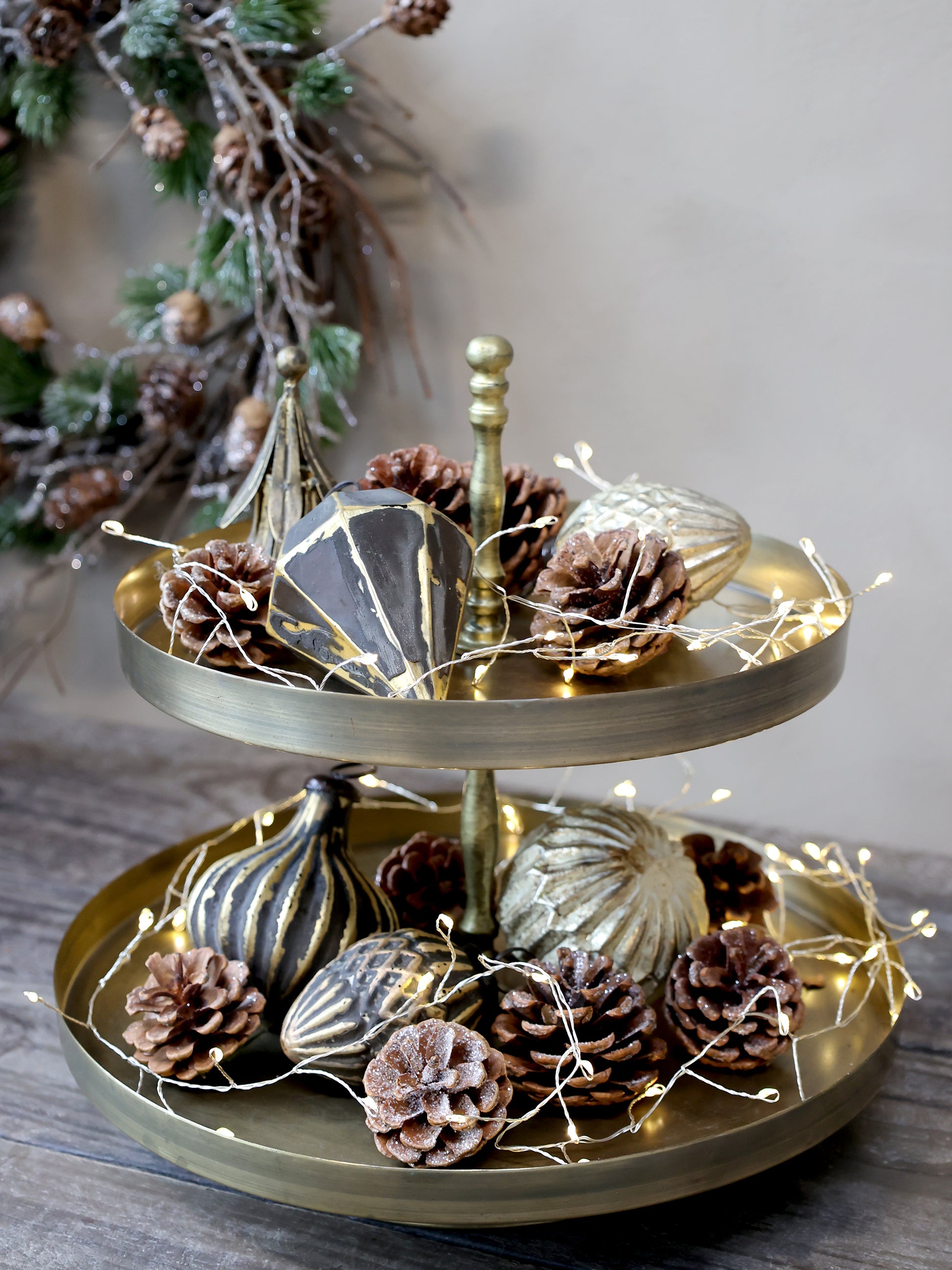 Fleur Cone with Glitter Set of 6 - Generosa Home & Living