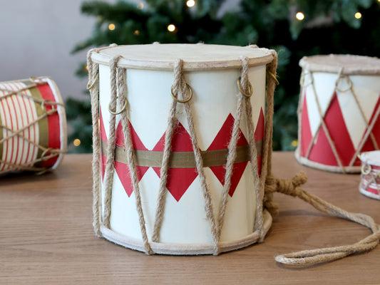 Handmade Vintage Drum H16cm - Generosa Home & Living