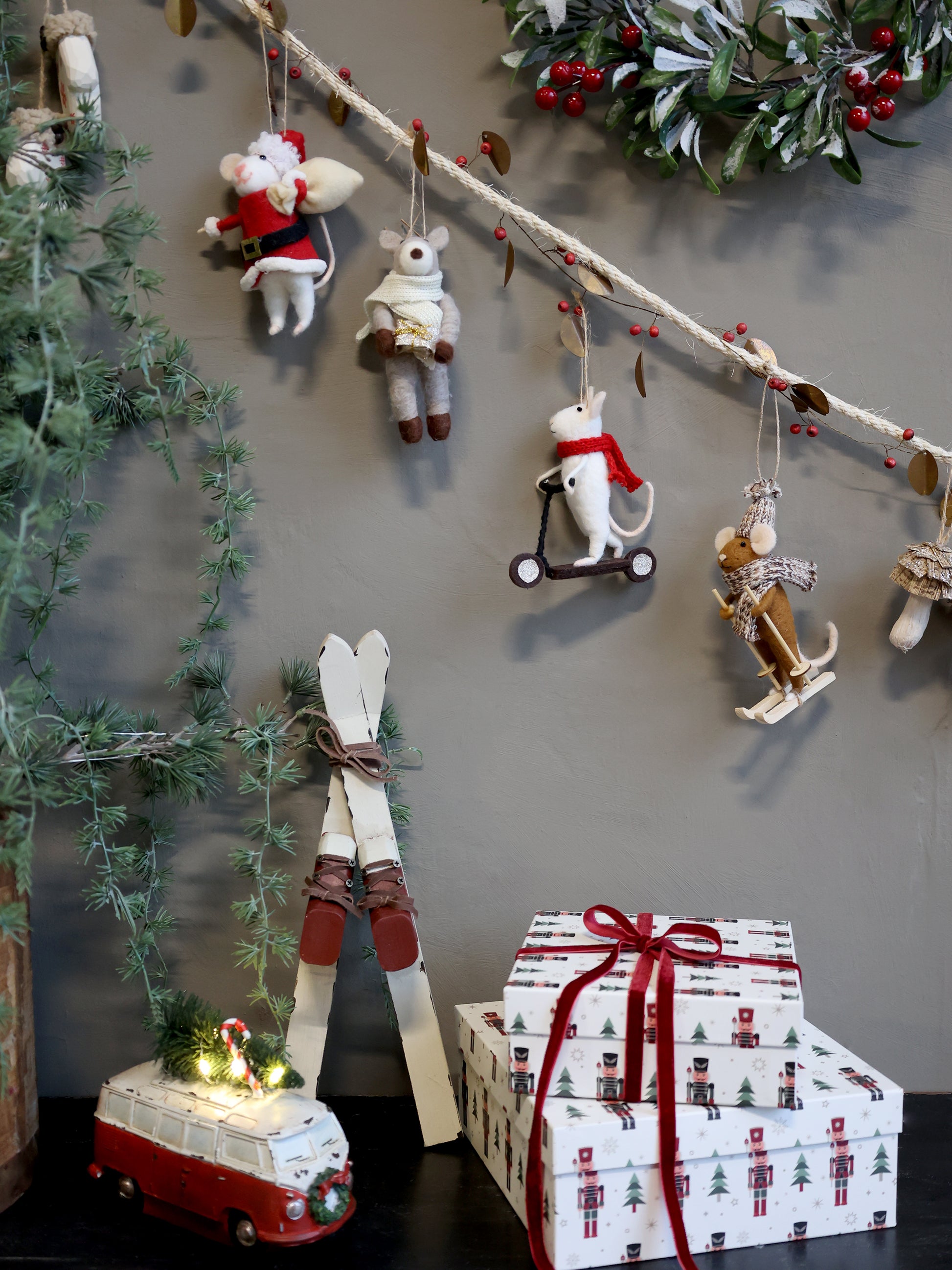 Christmas Motif Boxes,  Nutcrackers Set of 3 - Generosa Home & Living