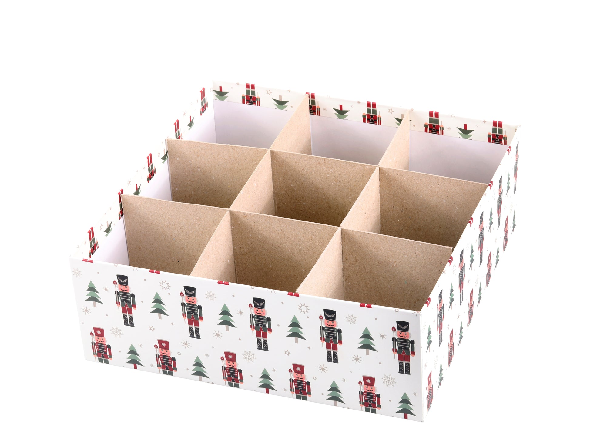 Christmas Motif Boxes,  Nutcrackers Set of 3 - Generosa Home & Living