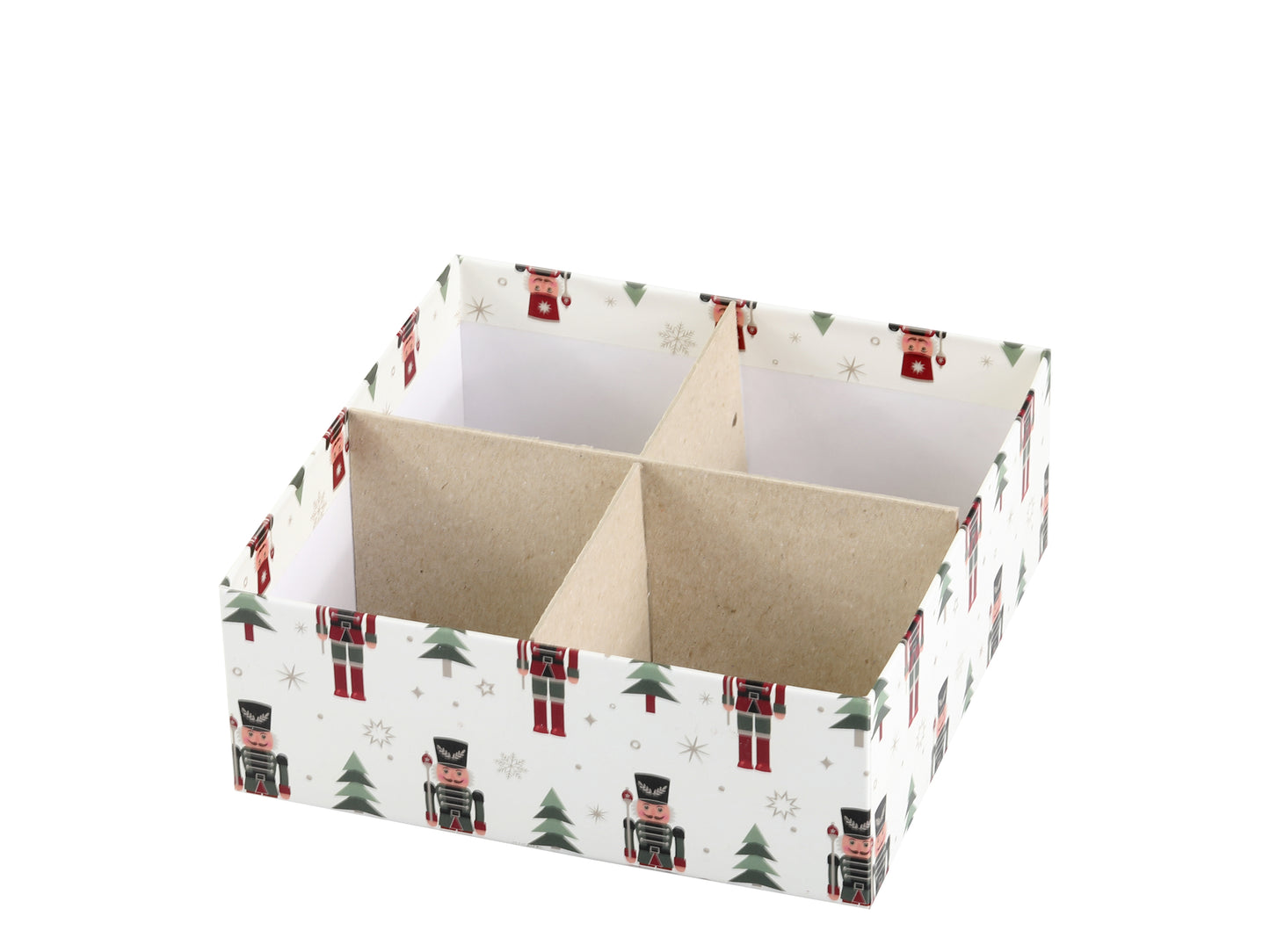 Christmas Motif Boxes,  Nutcrackers Set of 3 - Generosa Home & Living