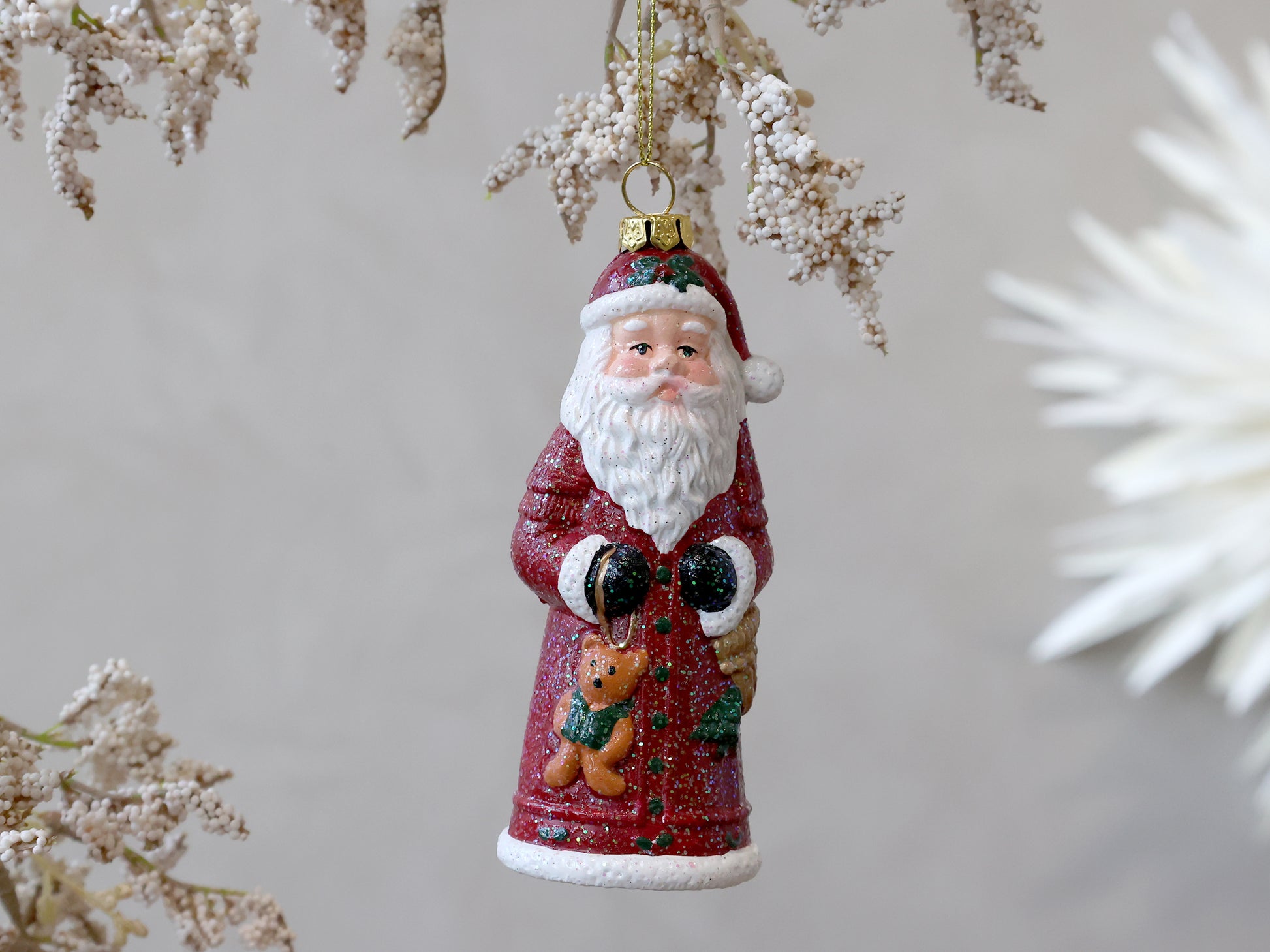 Vintage Santa Tree Ornament - Generosa Home & Living