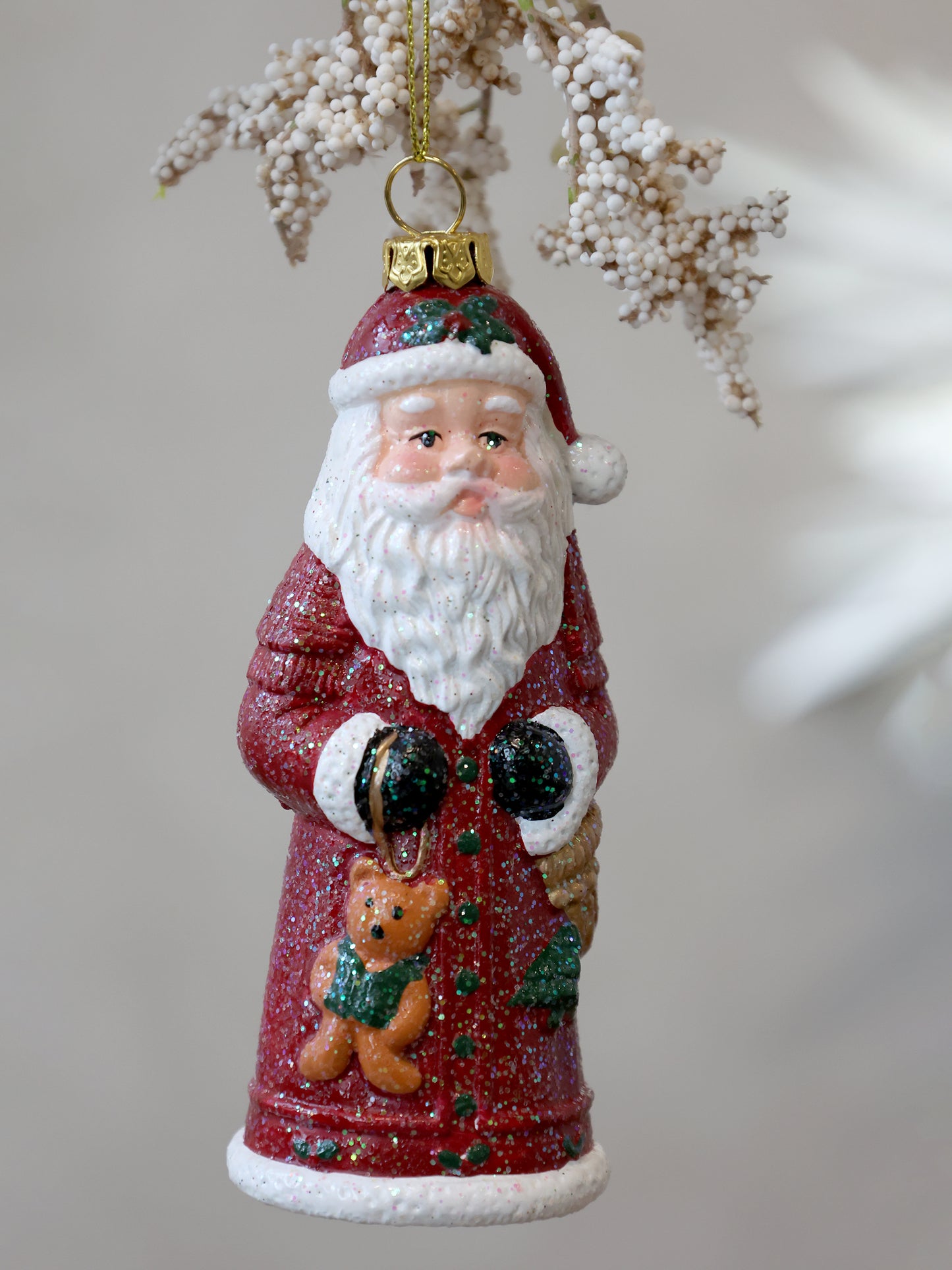 Vintage Santa Tree Ornament - Generosa Home & Living