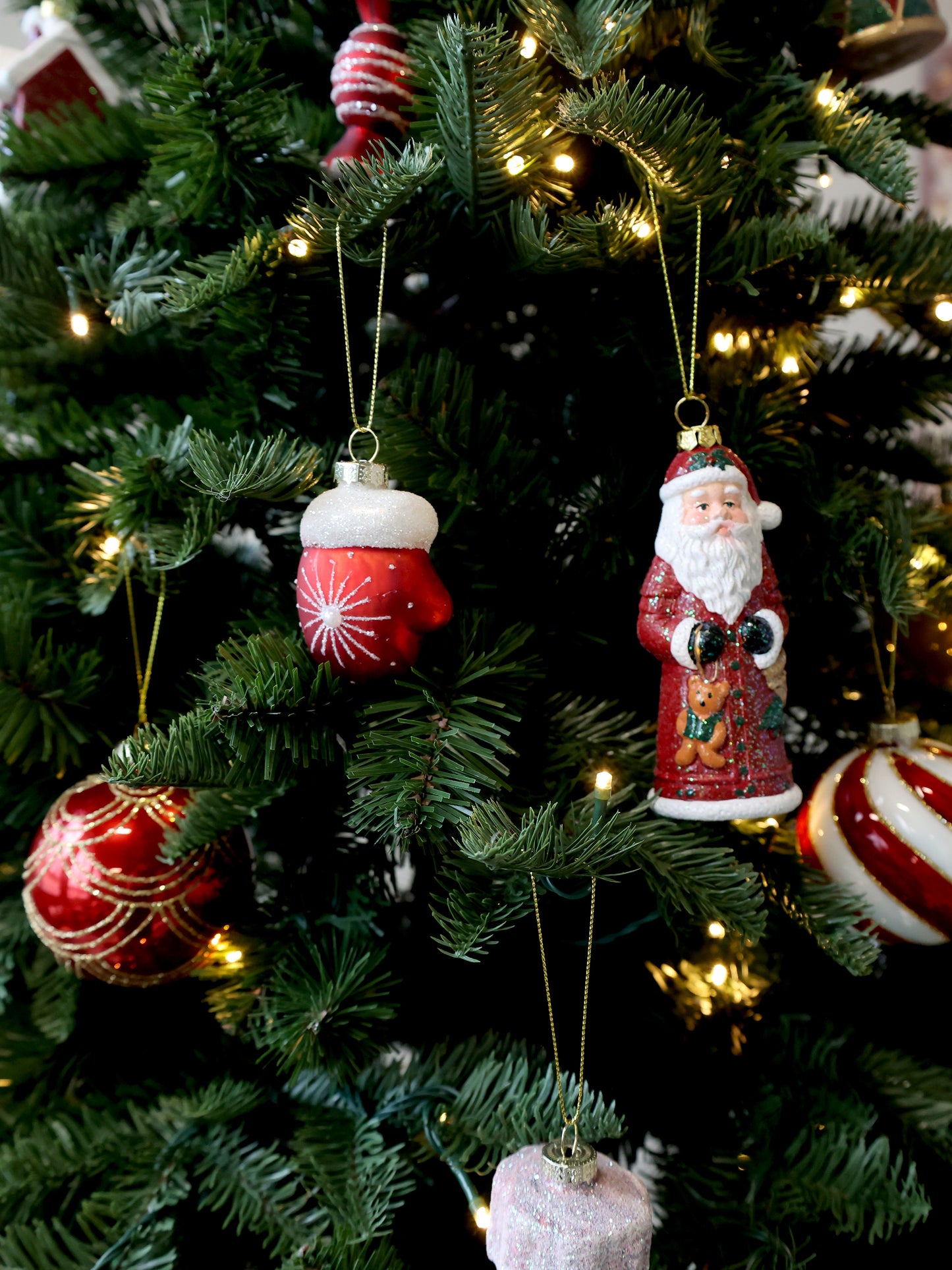 Vintage Santa Tree Ornament - Generosa Home & Living