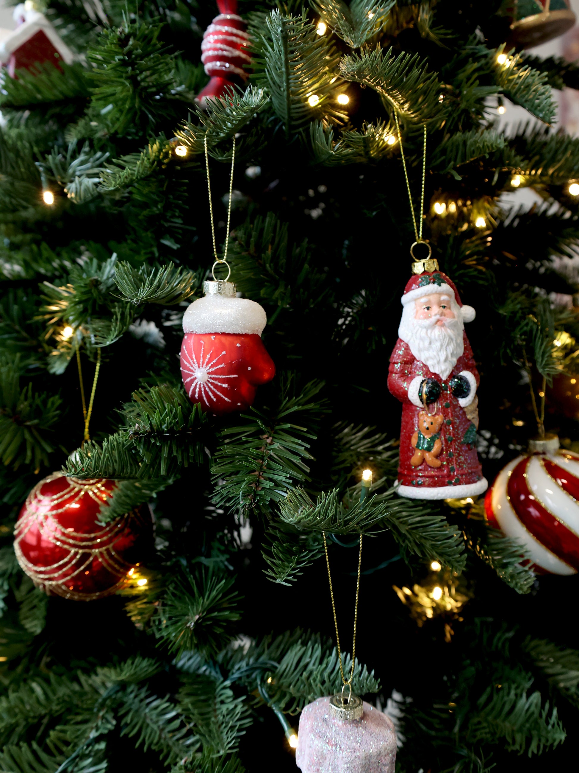 Vintage Santa Tree Ornament - Generosa Home & Living