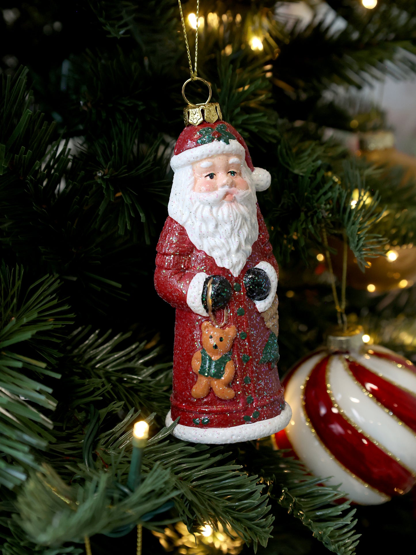 Vintage Santa Tree Ornament - Generosa Home & Living