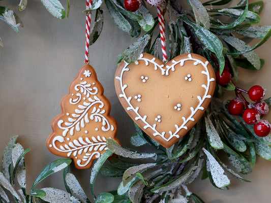 Christmas Cookie Ornaments Set of 2 - Generosa Home & Living