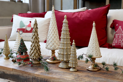 Noël Music Box Christmas Tree H18.5cm Cherry