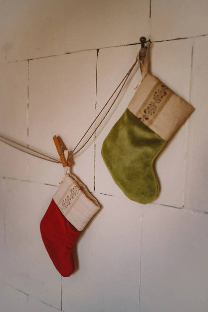 TISU Christmas stocking, Rouge: Baby size