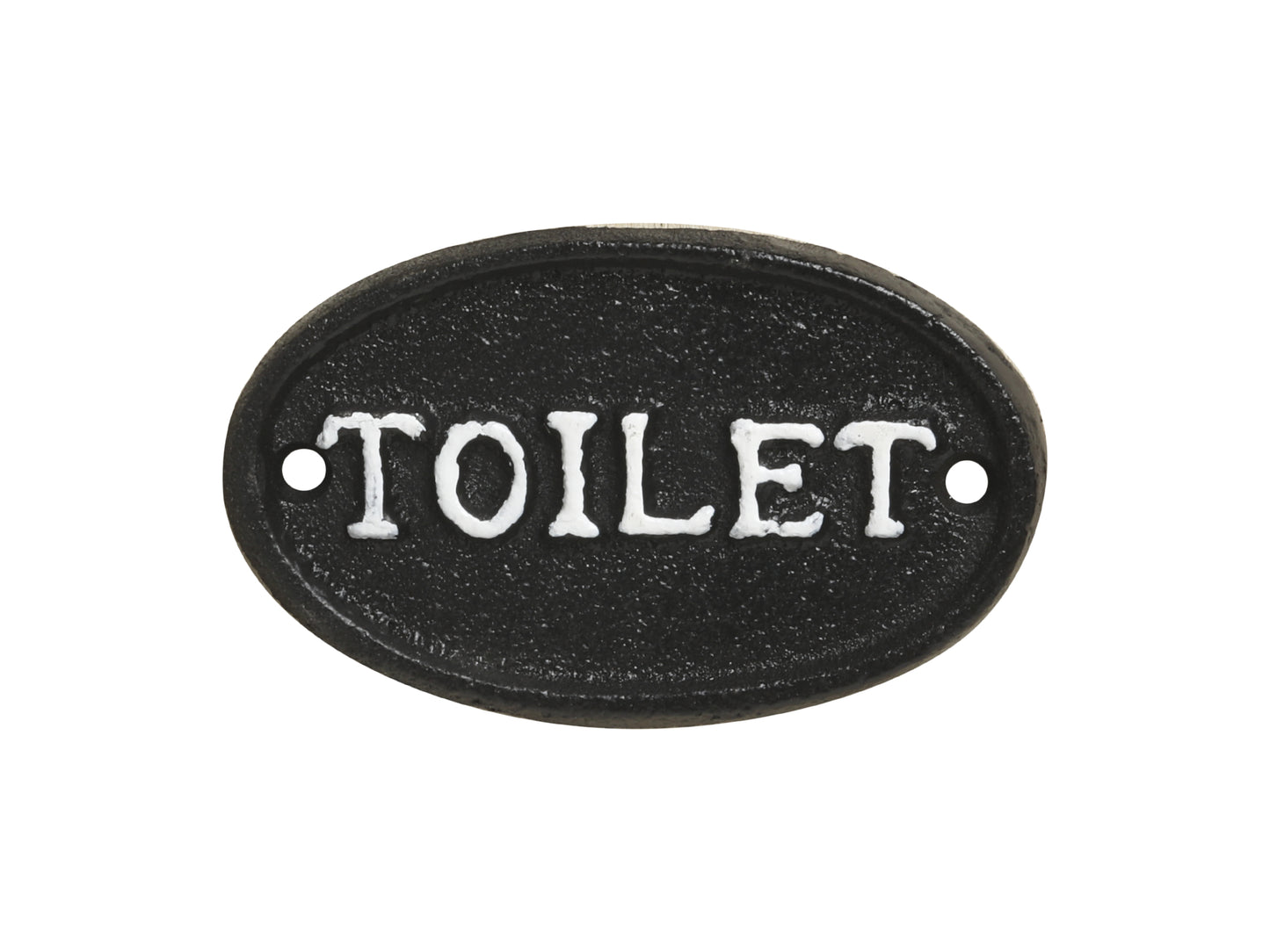 Toilet Plaque- Cast Iron