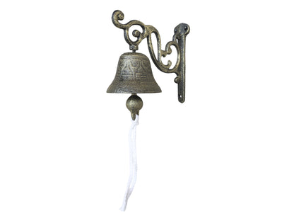 Cast iron Call bell with rope, Generosa Home