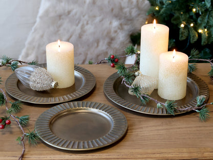 Tray with reeded edging D23cm - Generosa Home & Living