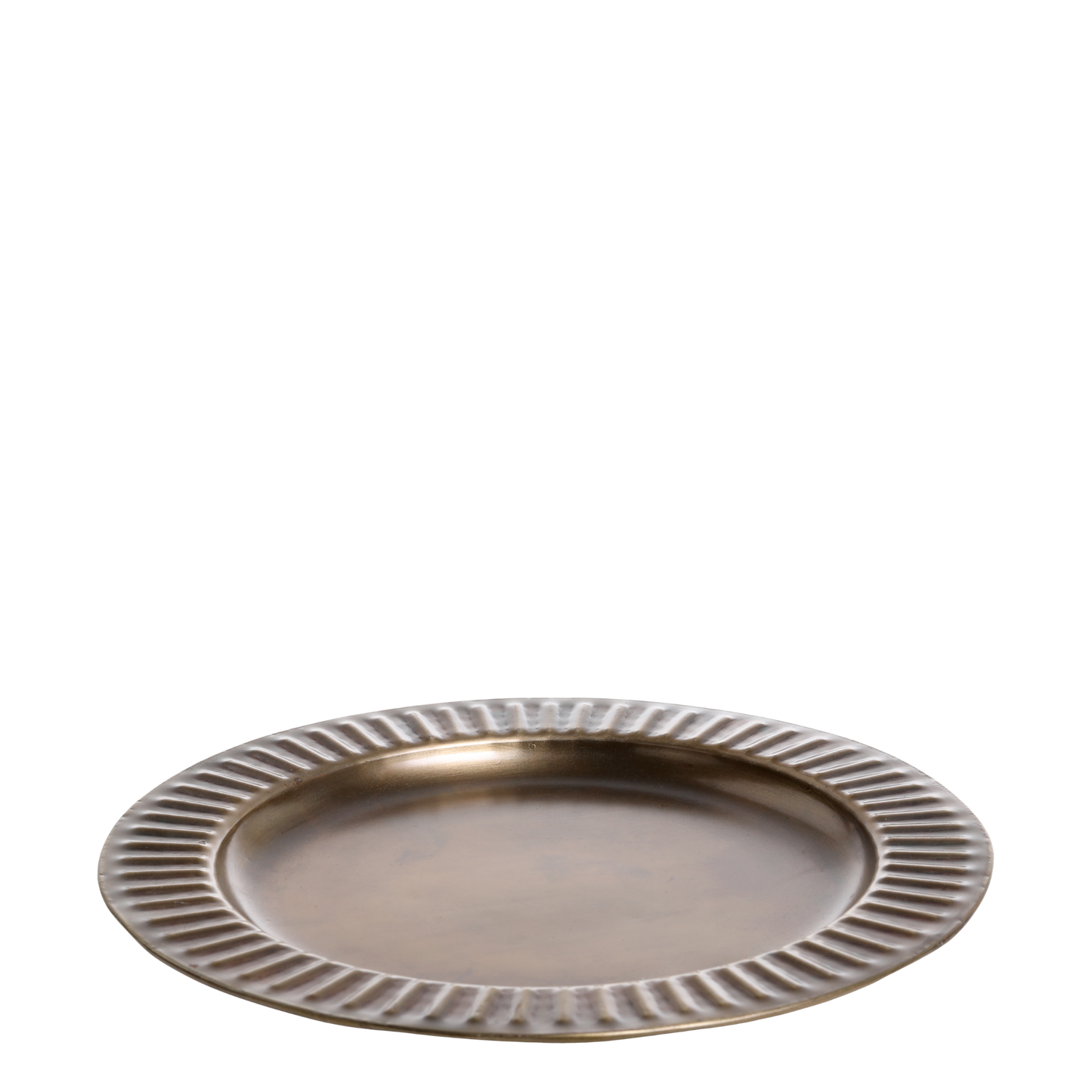 Tray with reeded edging D23cm - Generosa Home & Living