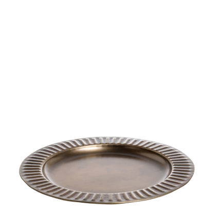 Tray with reeded edging D23cm - Generosa Home & Living