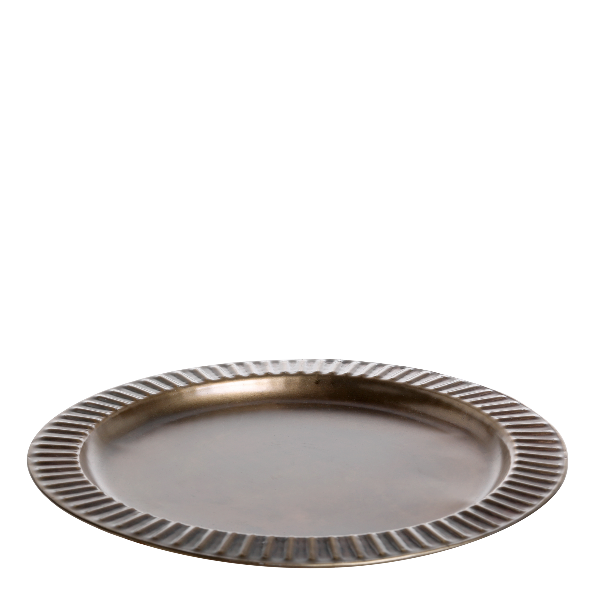Tray with reeded edging D27cm - Generosa Home & Living