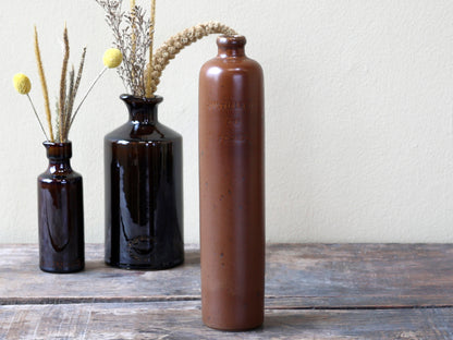 Old French Bottle Mocha H28cm