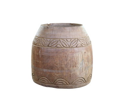 Grimaud Wooden Vase- For Deco 32cm