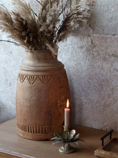 Grimaud Wooden Vase- For Deco 44cm